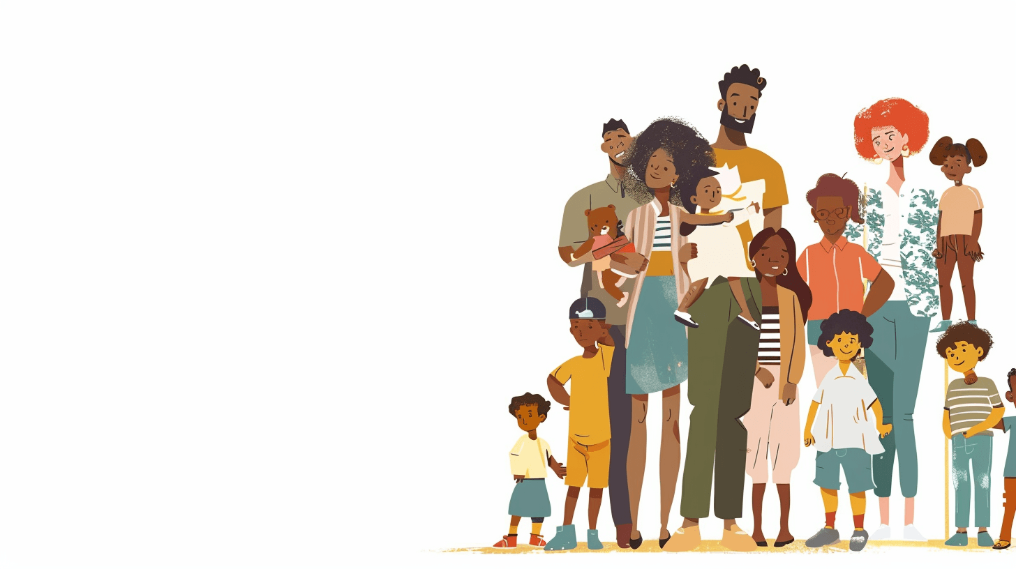 illustration famille